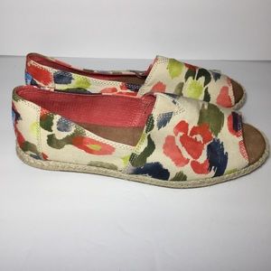 TOMS WOMAN LOAFERS MULTICOLOR SIZE 8.5W